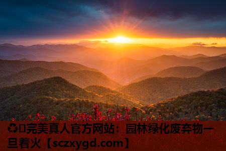 园林绿化废弃物一旦着火