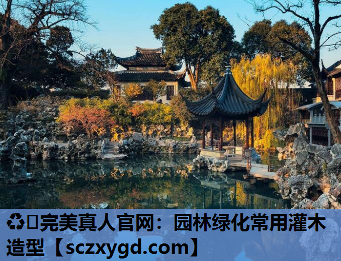 园林绿化常用灌木造型